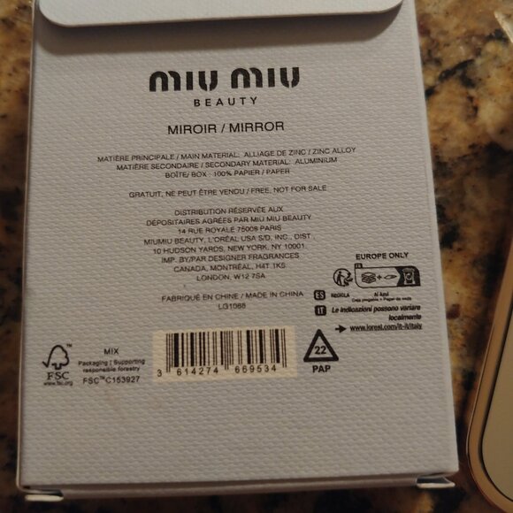 Miu miu Beauty pocket mirror - Picture 2 of 4